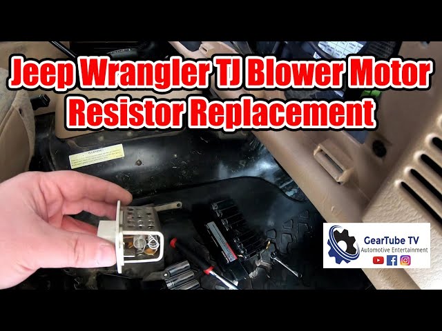 Jeep Wrangler TJ Blower Motor Resistor - YouTube