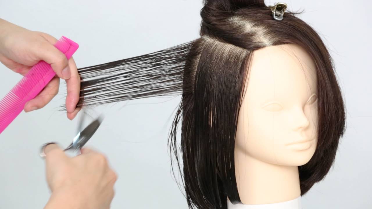 9割リピートするパーマのセニング術/ 1. 平行セニング… 毛束1／2からの