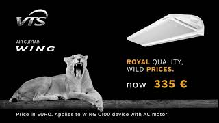 WING air curtain - Royal Quality, Wild Prices. (International)