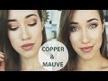 COPPER & MAUVE MAKEUP TUTORIAL | ALLIE G BEAUTY