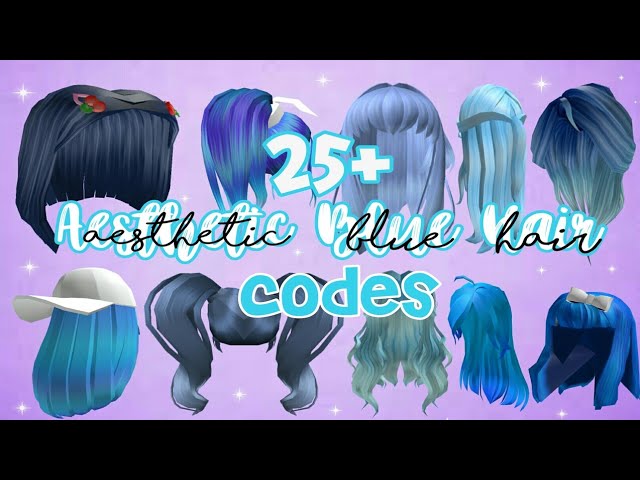 Download Cool Blue Girl Hair - Roblox Blue Hair Codes - Full Size