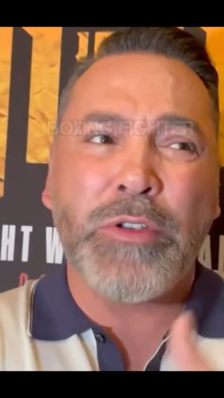 OSCAR DE LA HOYA REVELA DURO PRONOSTICO DE LA PELEA ENTRE DAVID BENAVIDEZ VS DAVID MORREL