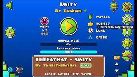 "Unity" by TriAxis & Funnygame Complete! 100% All Coins