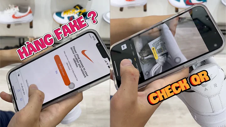 Thực hư việc quét Qr để kiểm tra giày Fake/Auth?