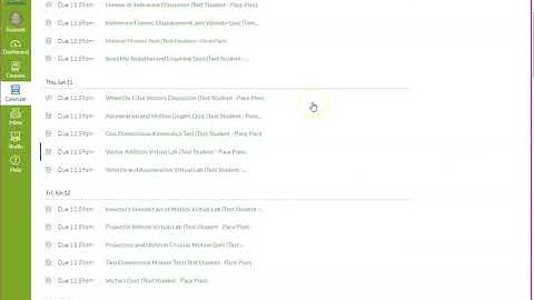 Finding Due Dates in Canvas