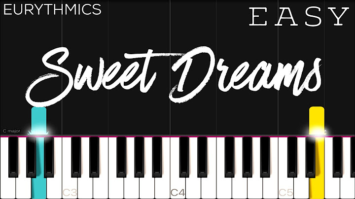 Sweet Dreams Piano version - Piano performance video thumbnail
