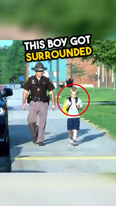 This boy had one request from this cop 🥺 #shorts
