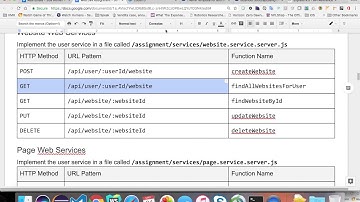4.9 website list web service - graduate webdev summer 1 2017