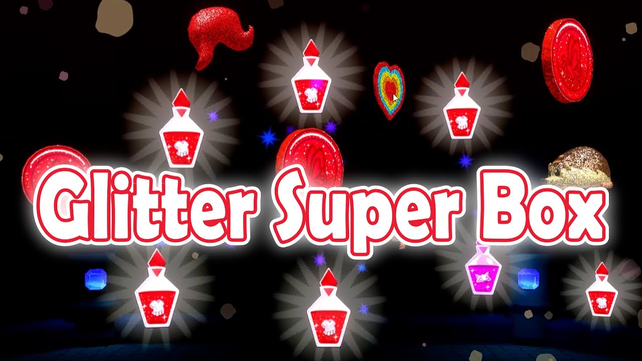 GLITTER Super Box is here!! | Glitter Animal Potion + Glitter Pet Token and more... | AJPW