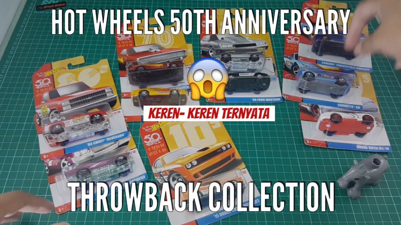 hot wheels 50th throwback collection