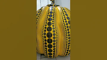 TeamLeip A Giant Yellow Pumpkin Japan Travel Teamleip Tokyo Art Yayoikusama 