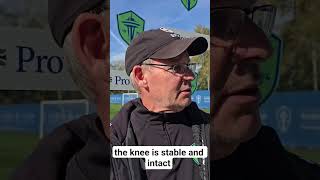 Pedro will miss approximately 6 months with a fractured patella per #Sounders ' HC Brian Schmetzer