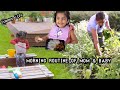 Mom’s Morning Routine with 3 Years Old ||AllinOneMom || Relaxing in Garden