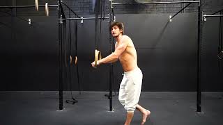 Ring rows - chin up progressions