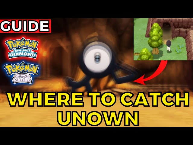 How to Catch All the Unowns in Pokémon Diamond/Pearl/Platinum