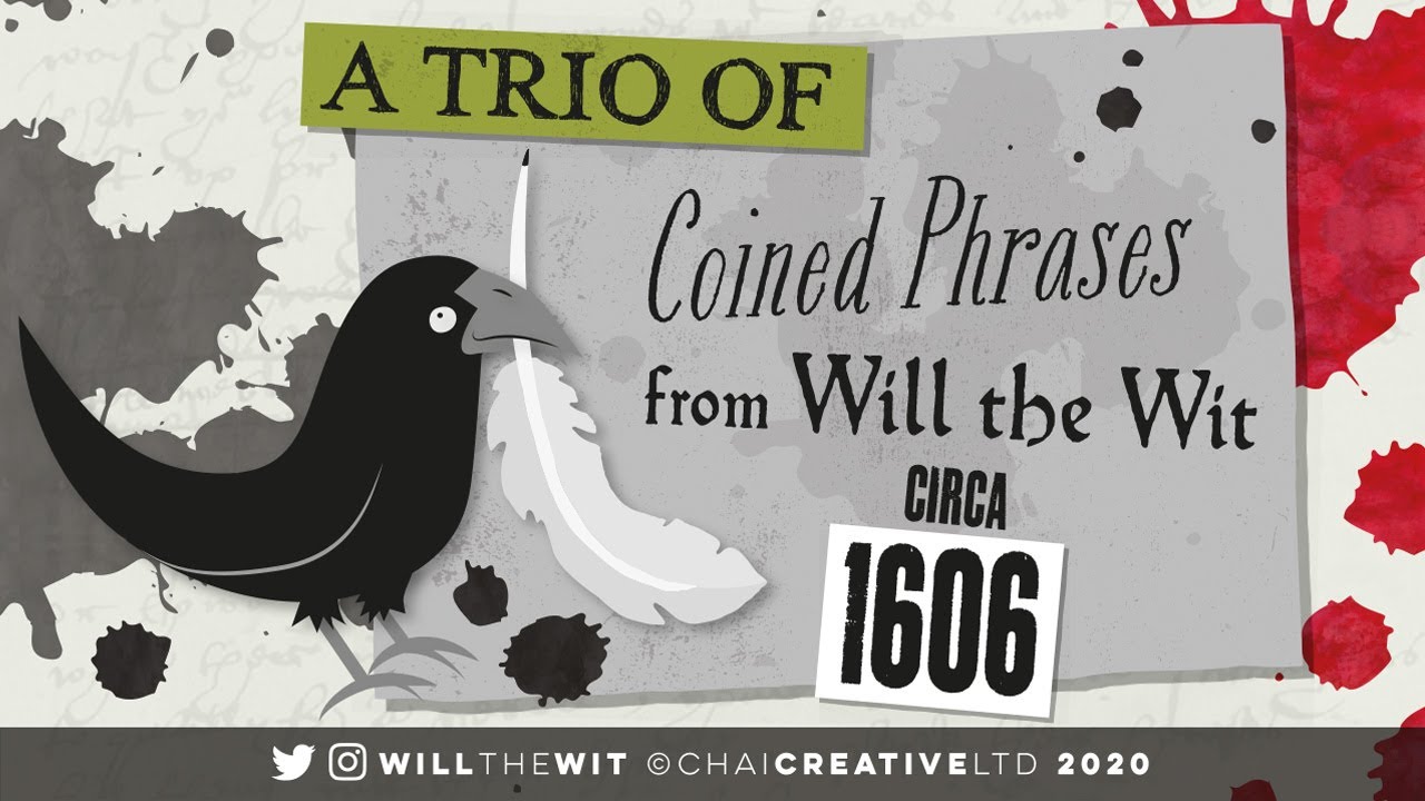 Introducing Will the Wit and his constant companion, the Upstart Crow.