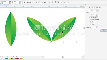 Corel X7 - Hướng dẫn vẽ cành tùng - Blend tool