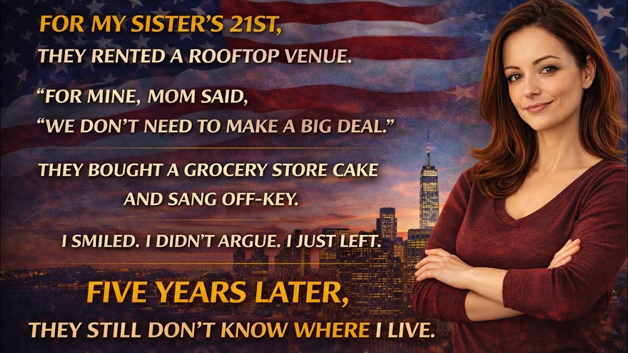 For My Sister’s 21st, They Rented A Rooftop Venue.For Mine, Mom Said,.