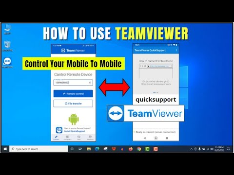 Video: Vai es varu izmantot TeamViewer savā tālrunī?