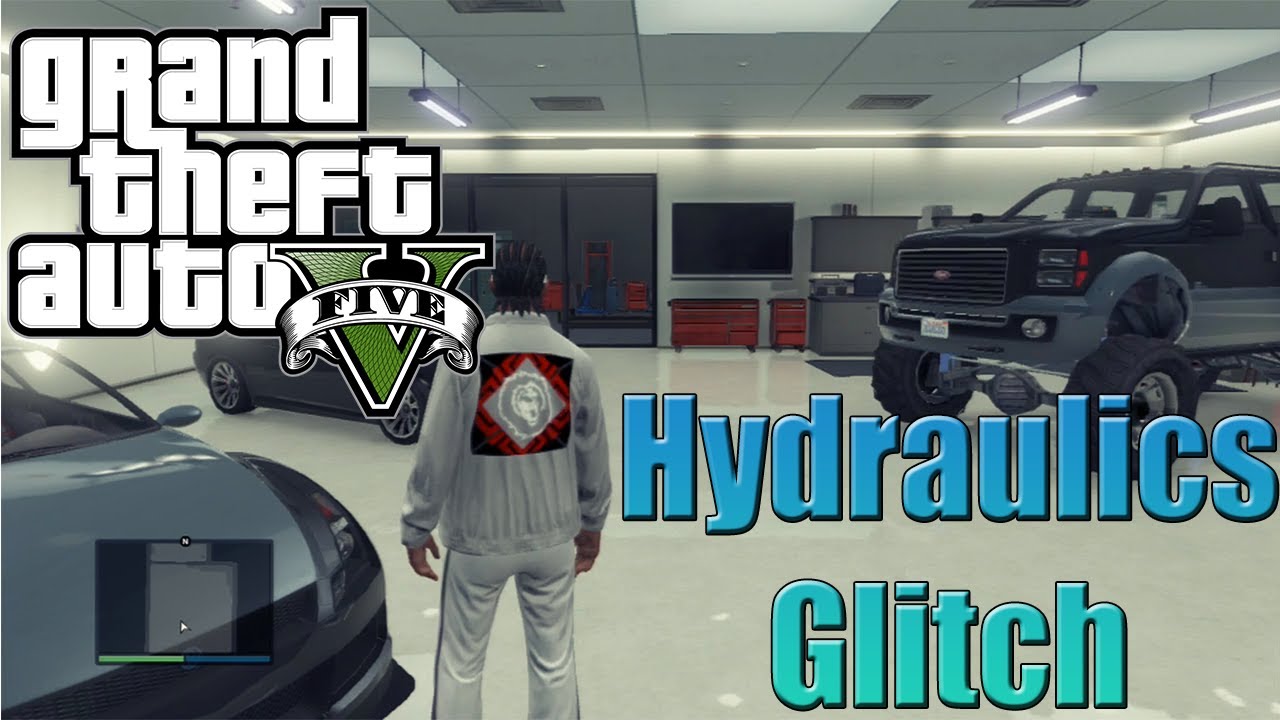 GTA 5 Online Glitches Hydraulics in Garage (GTA V) YouTube