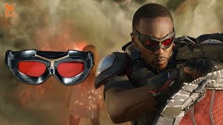 XCOSER Captain America 3 Falcon Sam Wilson Cosplay Goggle