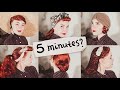 Attempting Vintage Hairstyles in UNDER 5 Minutes