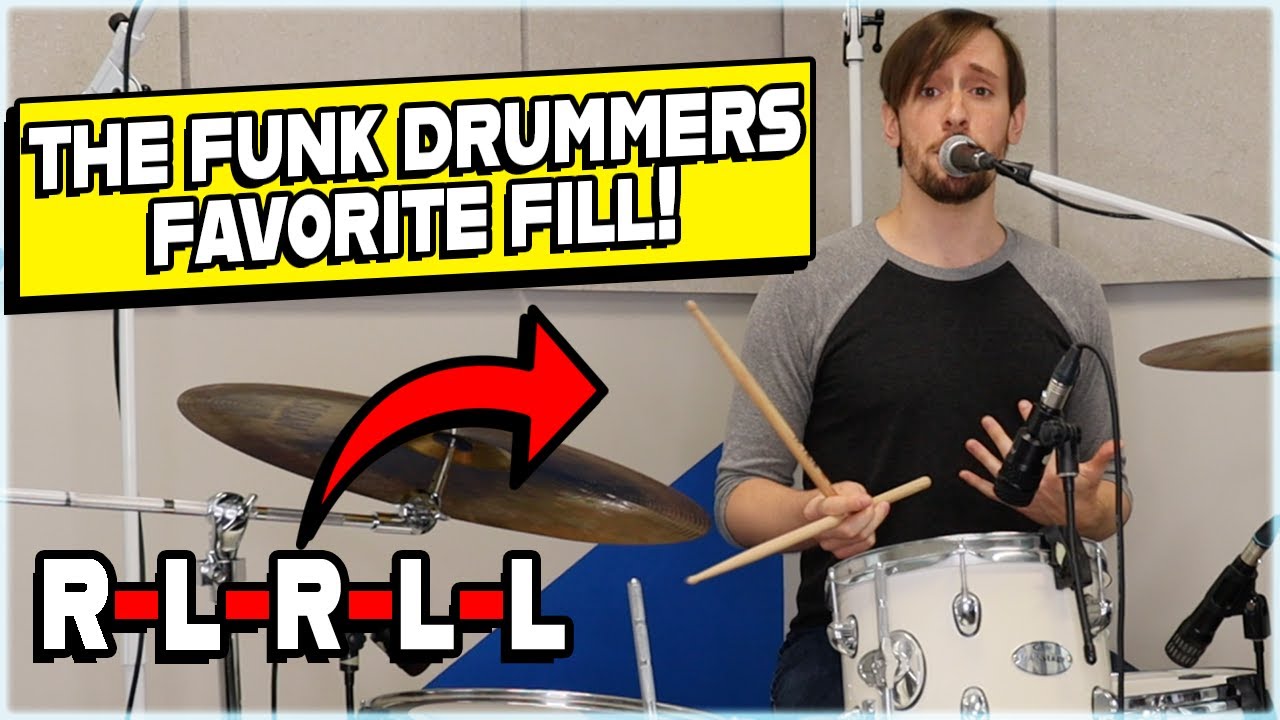 The BEST Fill for FUNK Drummers | Sticking Lesson with Geoff Shackley ...