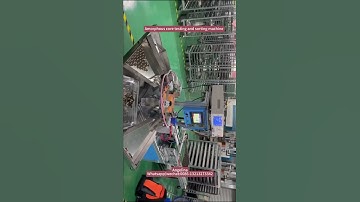 Toroidal amorphous core testing and sorting machine