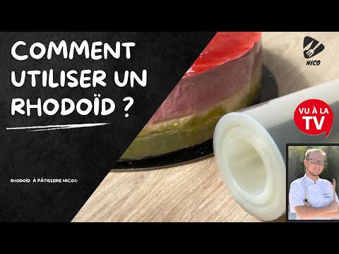 Comment utiliser un rhodoïd ? Créer avec Maxime demi-finaliste saison 9 du  meilleur pâtissier sur M6 