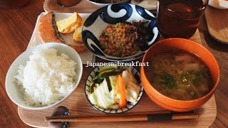 [ What we ate for breakfast ] Japanese married couple with a kid / Holiday