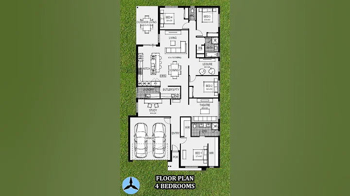 #floorplan #houseplan #4bedroom