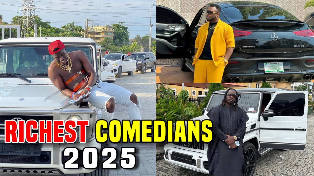 Top Richest Comedians In Nigeria 2025 & Their Networth