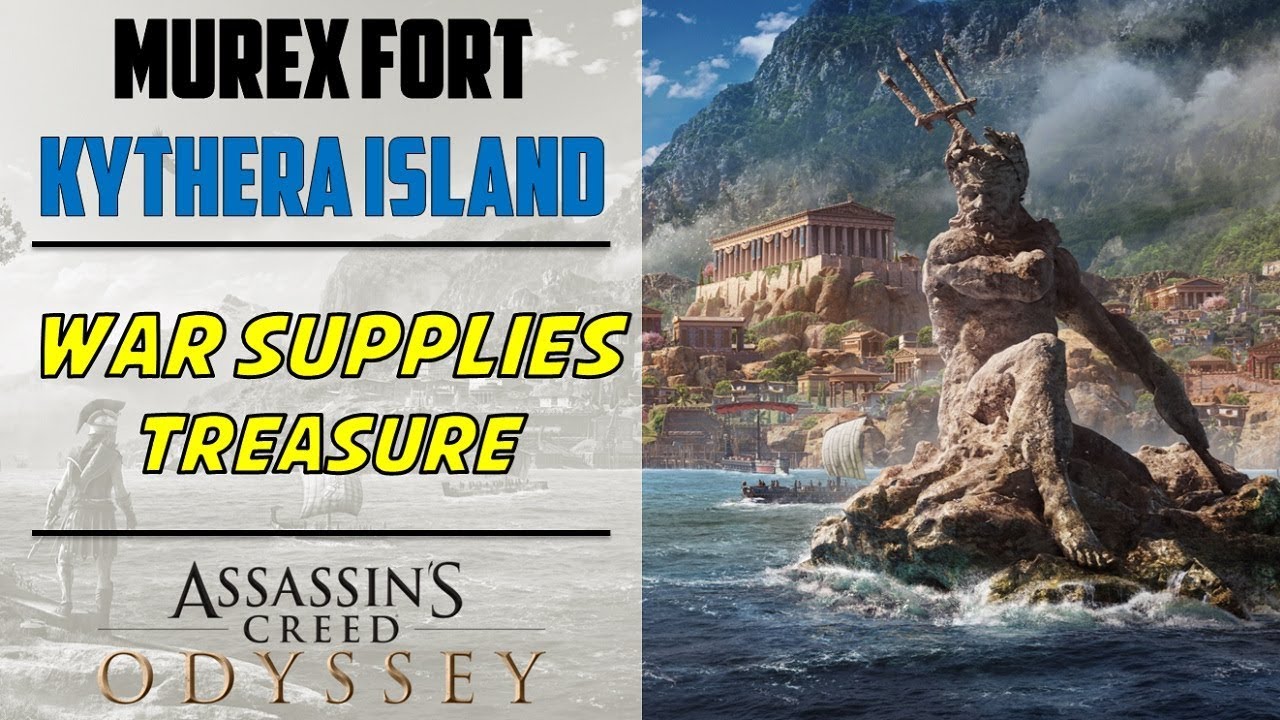 Murex Fort | Kythera | Destroy War Supplies and Loot Treasure | AC ODYSSEY