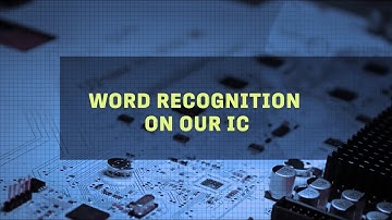Word recognition AI demo on our IC