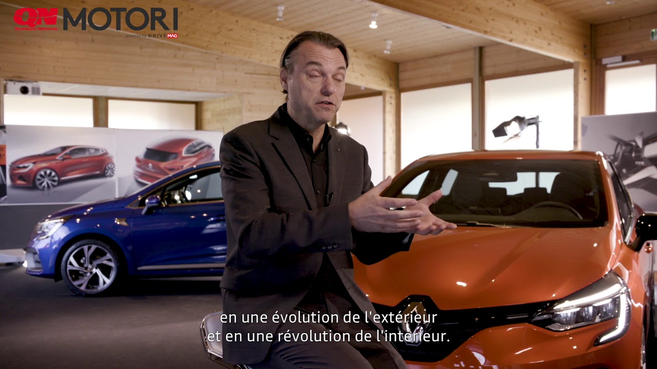 nuova renault clio intervista al capo del design laurens renault design laurens van den acker