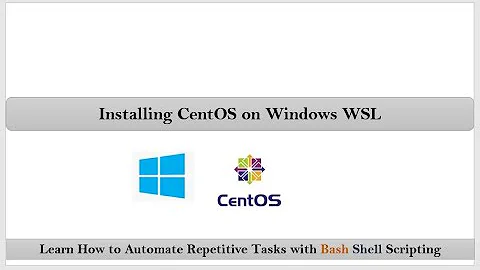 Section-2: Video-2:  Installing CentOS on Windows With WSL | VRTechnologies | By NarendraP