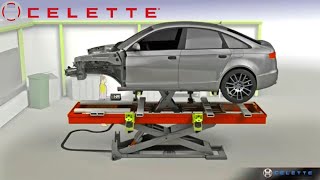 Celette car bench frame machine Griffon, car measuring system, universal jig, car repair equipment