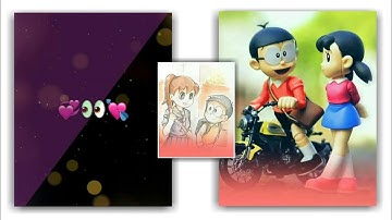 Nobita and Shizuka 👫status video editing in😍alight motion