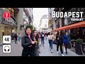 Budapest hungary  urban elegance 4k 60fps walking experience through districts and palace 