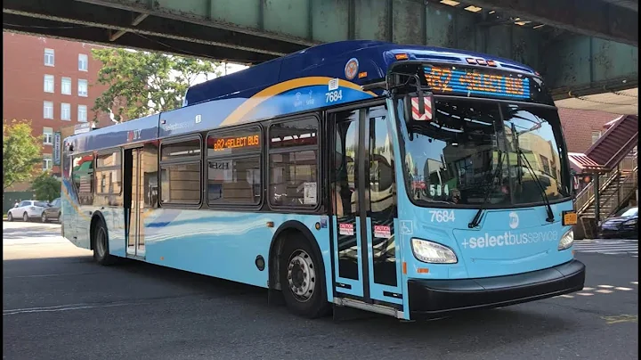2018 New Flyer XD40 Action on the B82 Select Bus Service (First Day of B82 SBS Service)