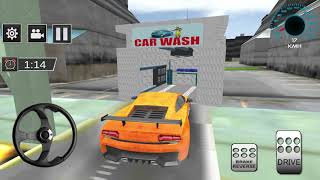 Modern Car Wash Service - Car Driving School 2020 - Car Gameplay hd screenshot 1