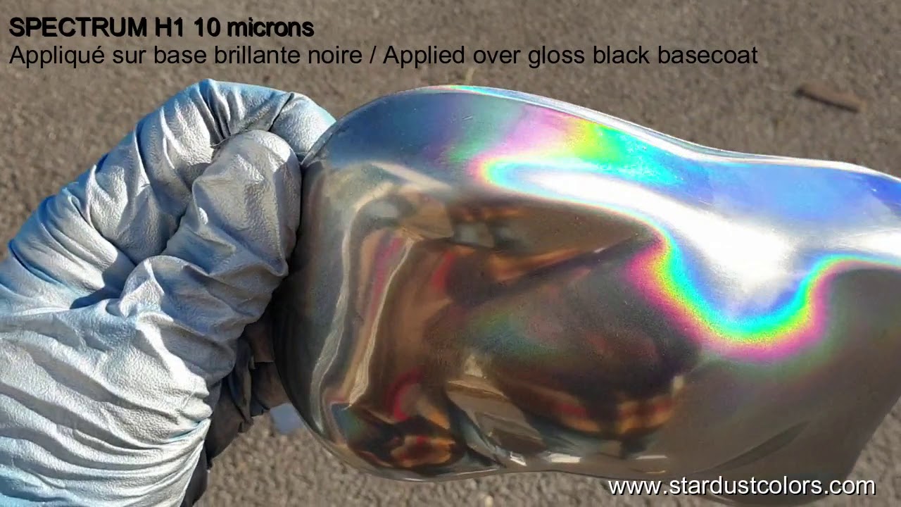 Spectrum H1 10 microns la peinture holographique la plus fine du monde 
