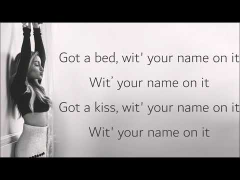 Nicki Minaj Bed Ft Ariana Grande Lyrics Youtube
