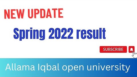 AIOU BA BCOM AD Spring 2022 Result بی اے بی کام زرلٹ @AIOUStudio9 @AIOU_Official @AIOUINFO