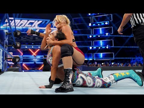 มวยปล้ำพากย์ไทย Becky Lynch & Bayley Vs Charlotte Flair & Lacey Evans : SmackDown LIVE, May 21, 2019
