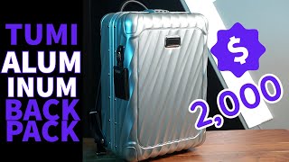 TUMI 19 Degree Aluminum Backpack | How much TECH can I pack inside? #tumi