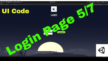 Unity Beginner Login Page Tutorial: UI Code