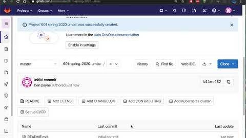 gitlab create project and upload file