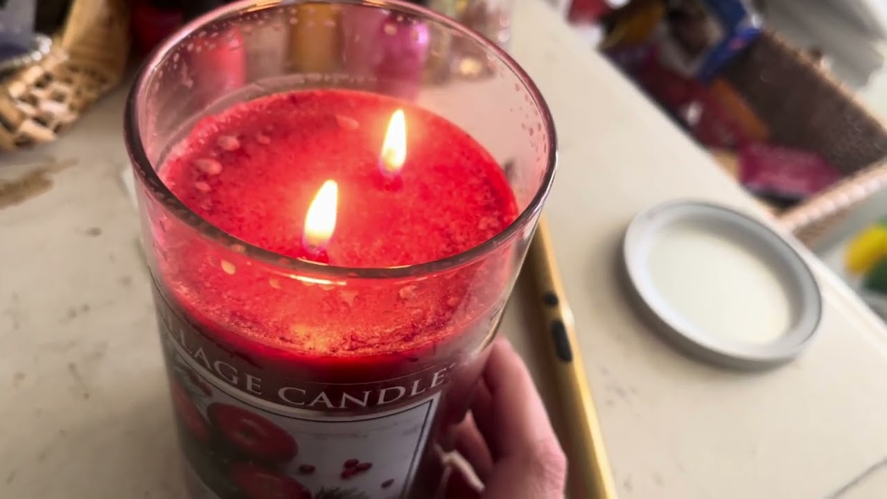 Honest Review Village Candle Apples & Evergreen | Holidays