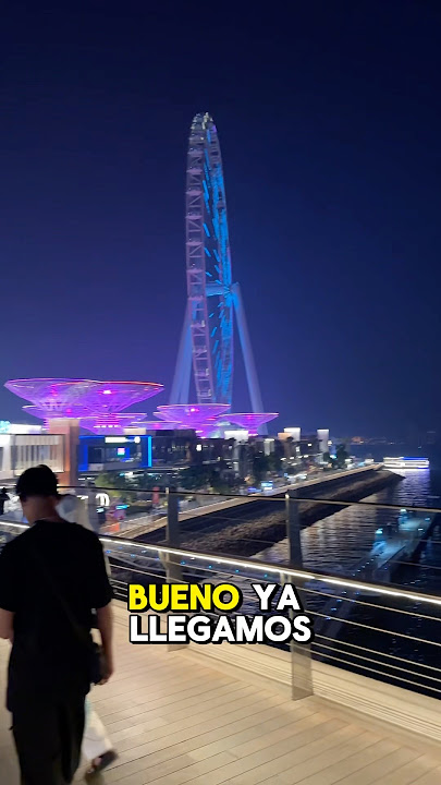 Las vistas más locas de Bluewaters Dubai 🌊🔥 #vlog #dubai #dubailife